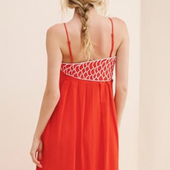 Red Fish Maxi Dress - Picture 2 of 6
